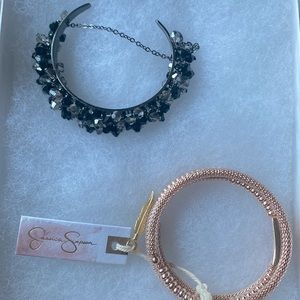 Jessica Simpson rose gold wrap around loved Bracelet NWT